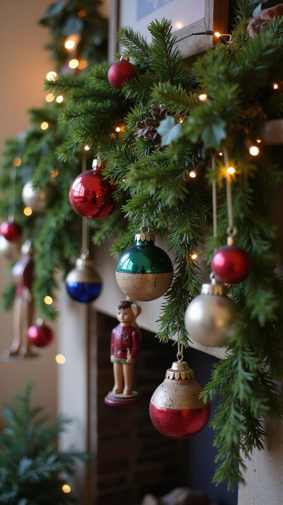 nostalgic vintage ornament garland