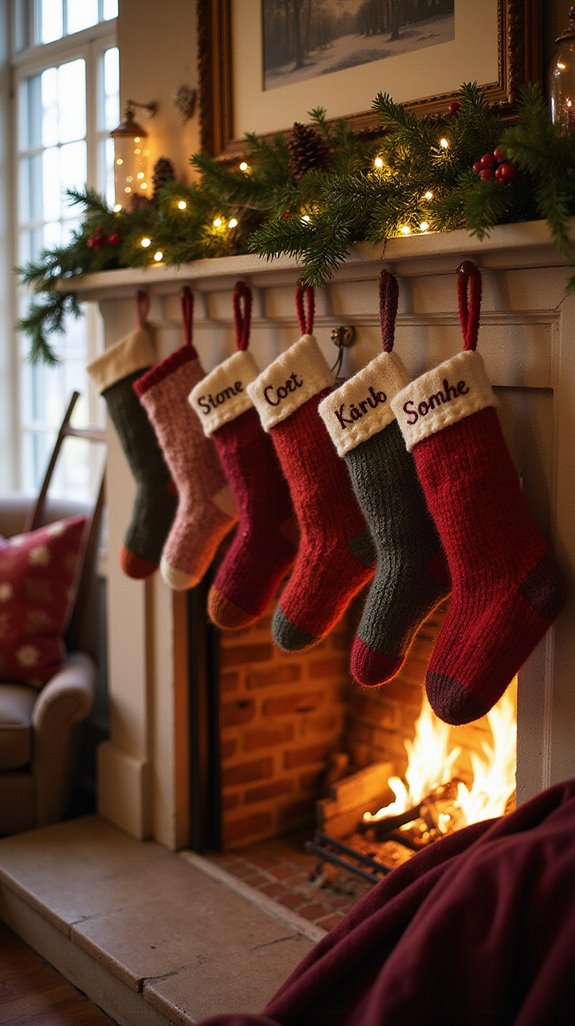 personalized holiday stockings creation