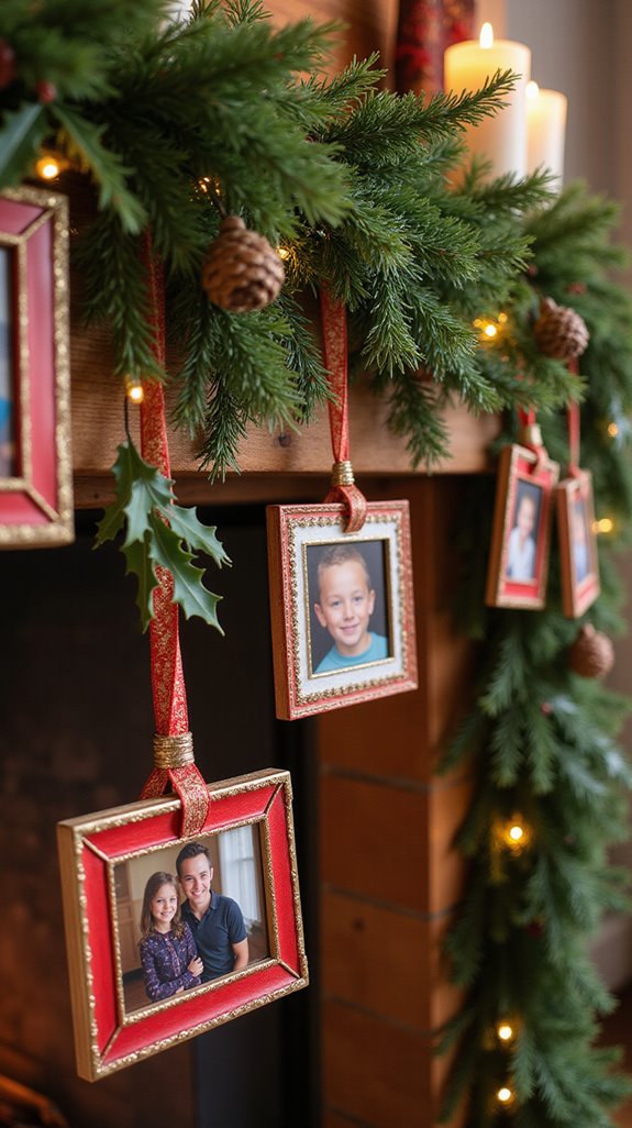 personalized photo garland options