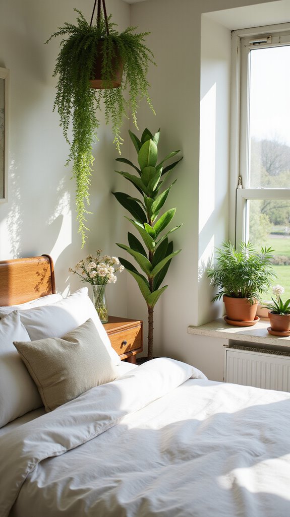 revitalize bedroom with plants