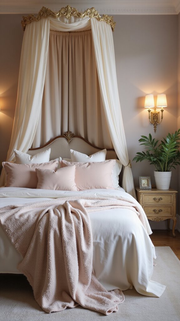 romantic canopy bed oasis