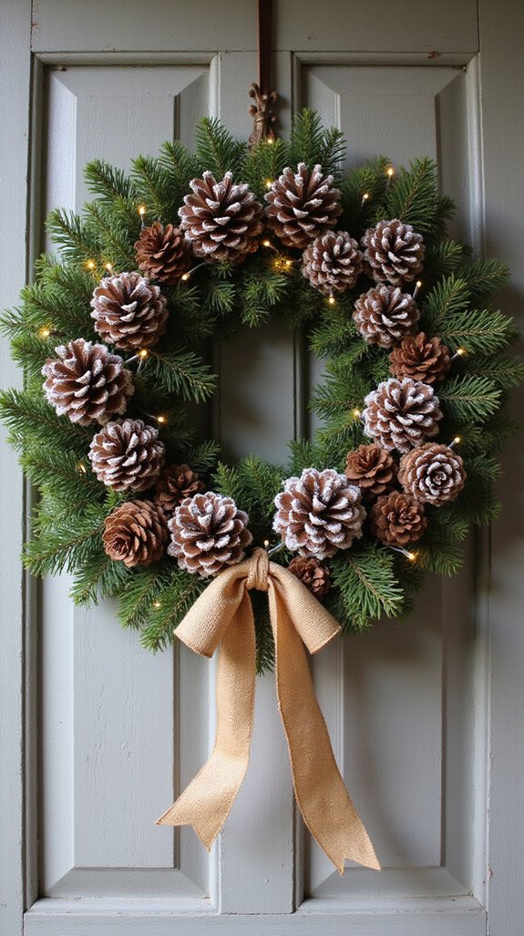 rustic holiday decor wreath
