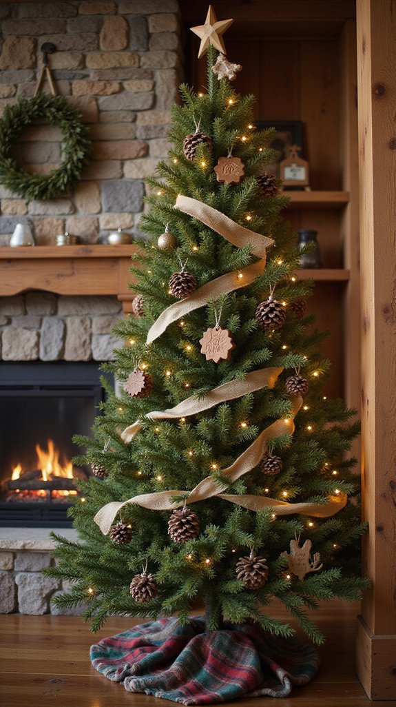 rustic lodge christmas tree