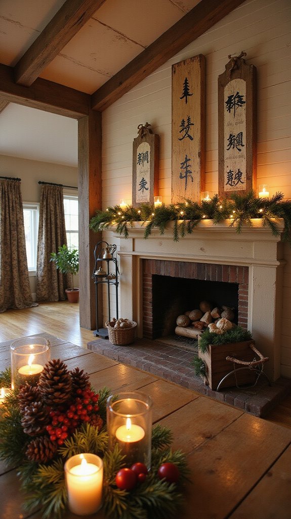 rustic reclaimed wood signs