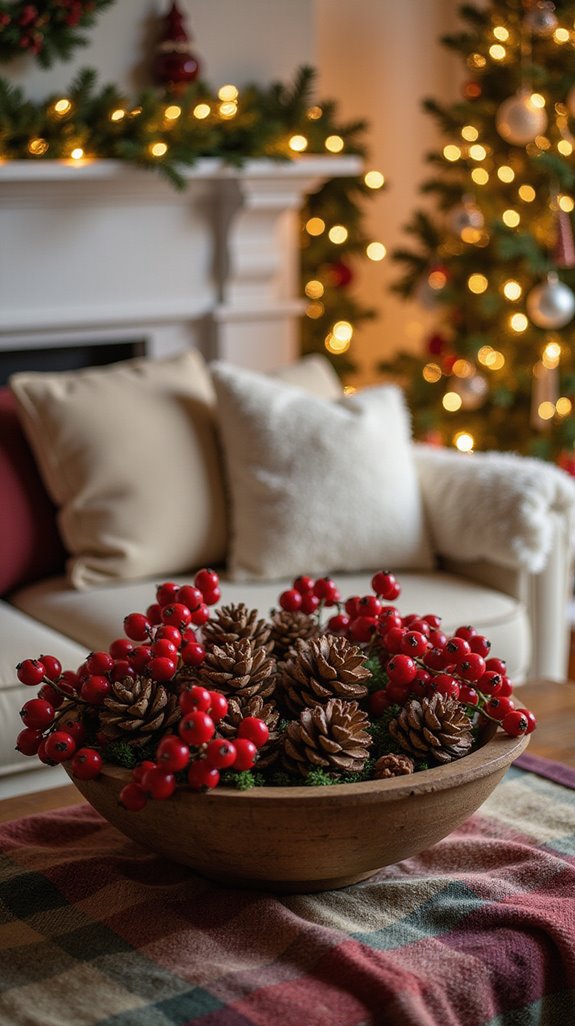 rustic winter holiday decor
