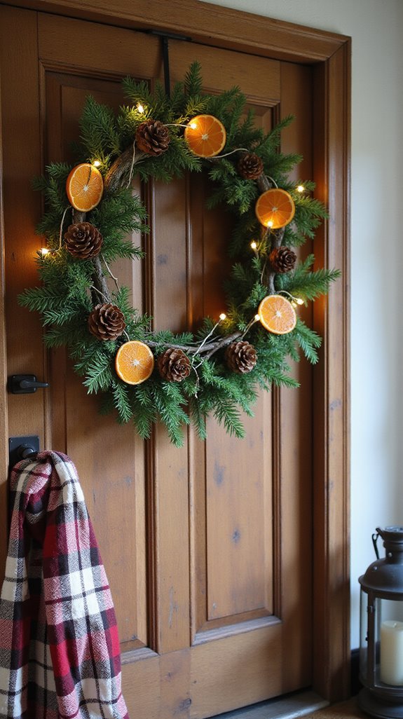 rustic wreaths with nature