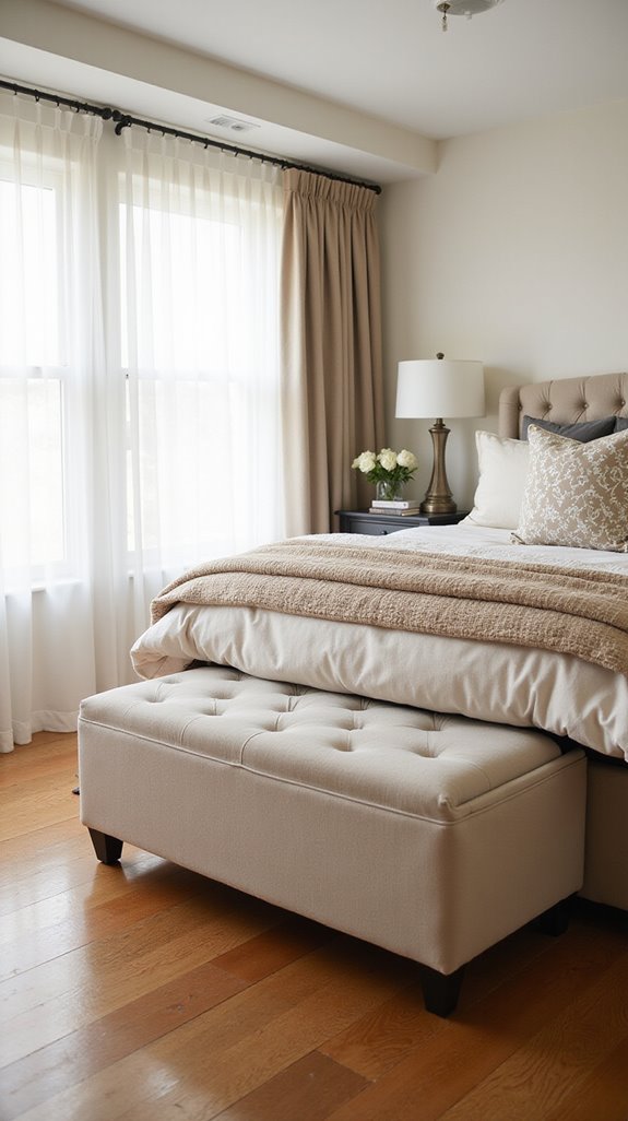 stylish storage ottoman solution