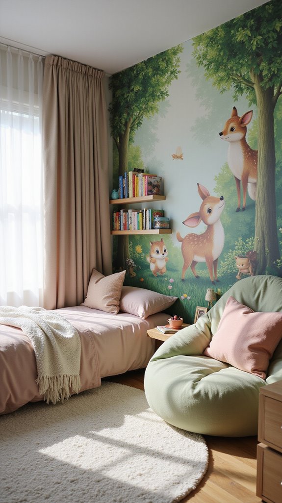 themed accent wall creativity