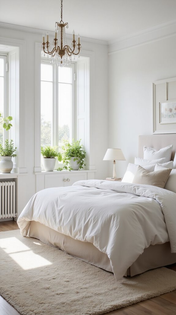 timeless white elegant serenity