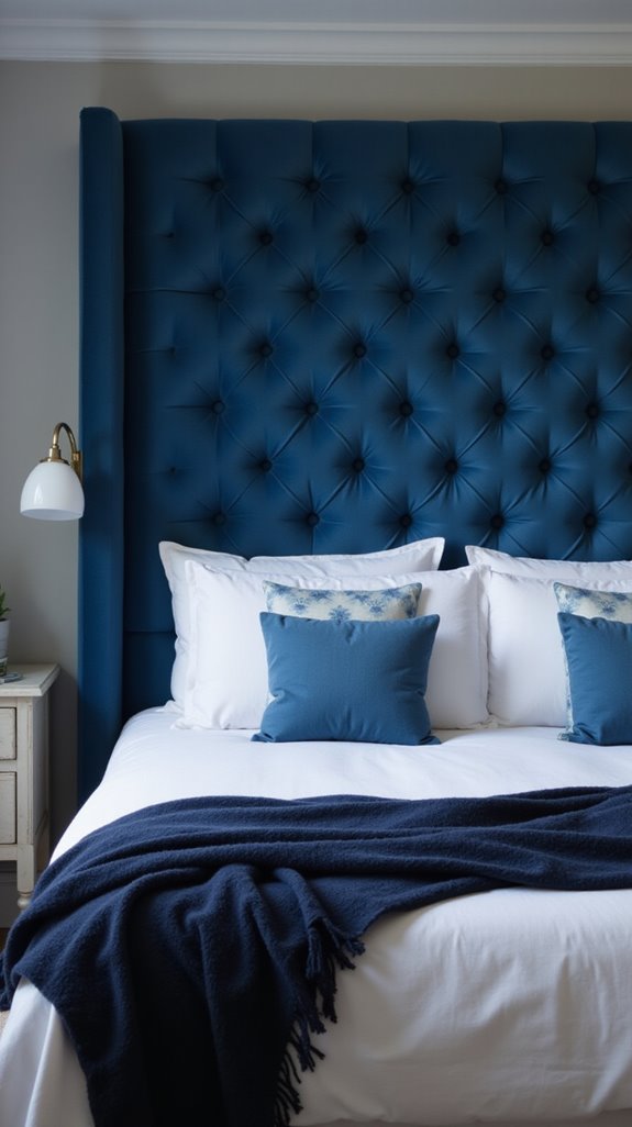 tranquil deep blue elegance