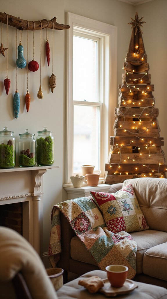 upcycled holiday decoration ideas