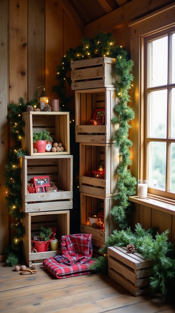 upcycled rustic gift baskets