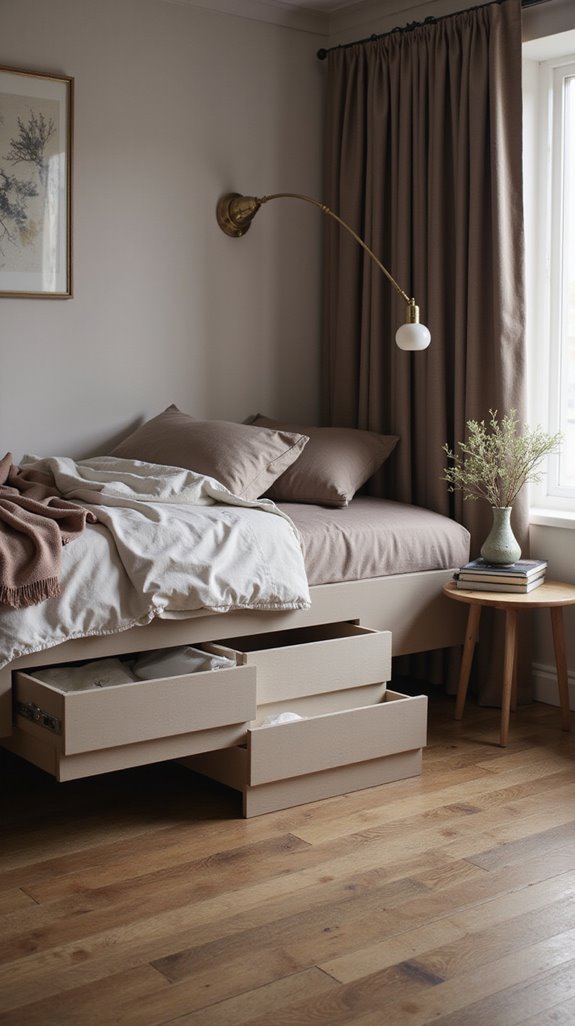 utilize under bed space effectively