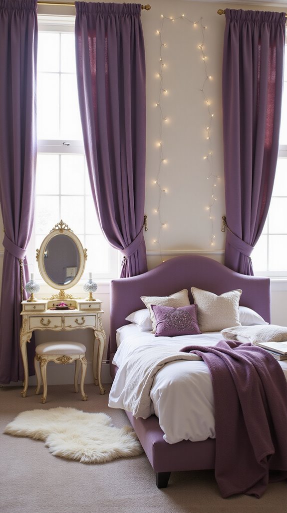 velvet accents for luxury