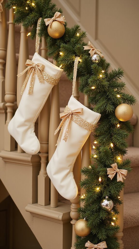 vibrant personalized decorative stockings