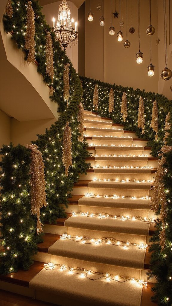 vibrant themed tinsel decorations