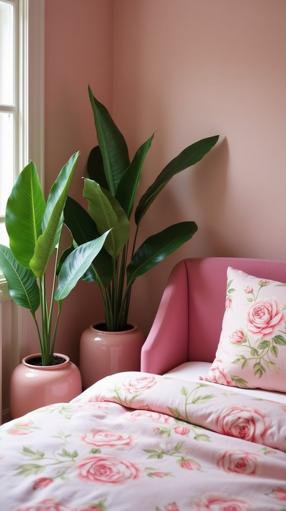 vibrant tropical pink accessories