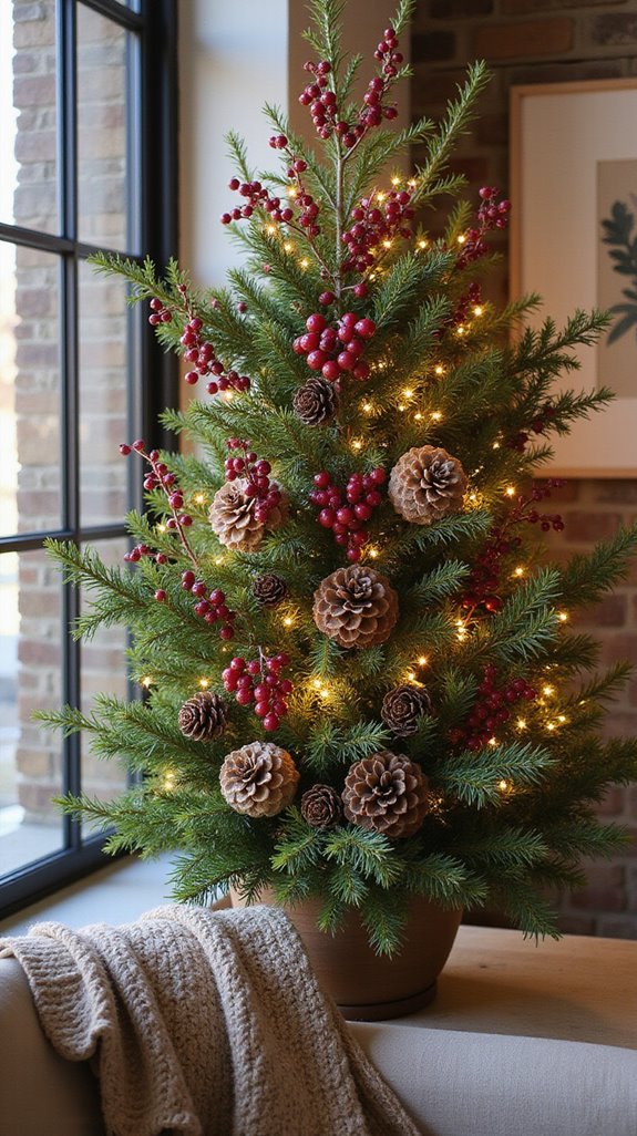 vibrant winterberry holiday decor