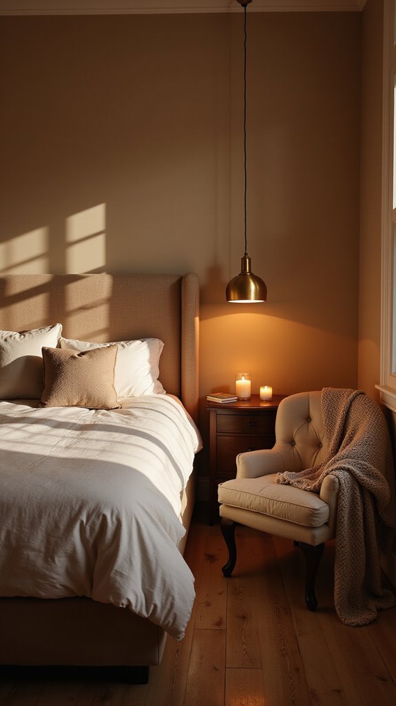 welcoming warm lighting options