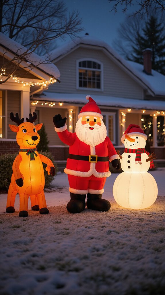 whimsical outdoor holiday decor