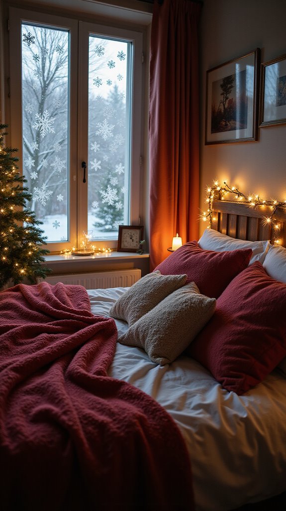 winter wonderland window clings