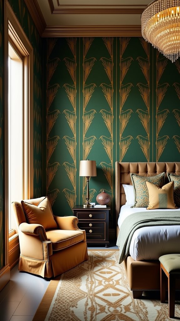 bold art deco glamour