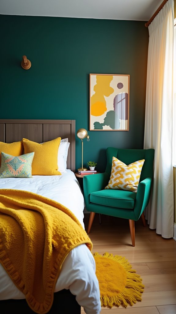 bold colorful bedroom transformations