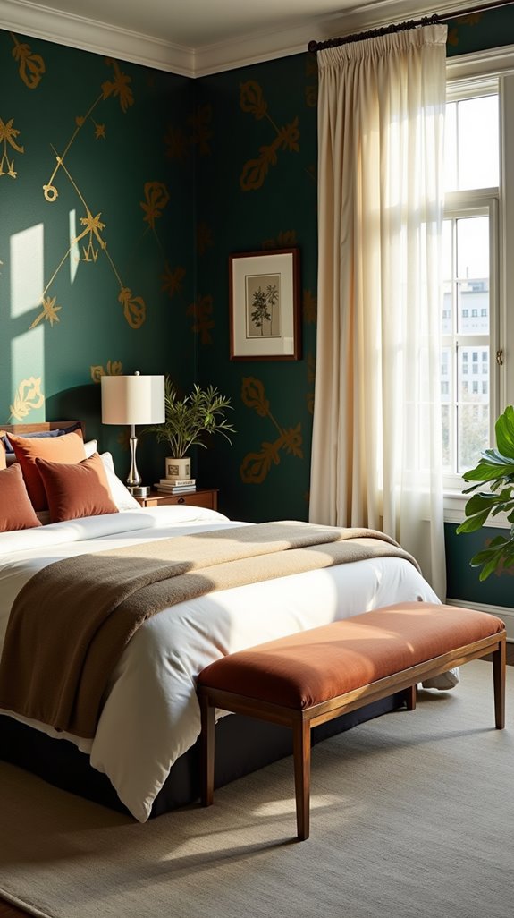 bold wallpaper transforms bedrooms