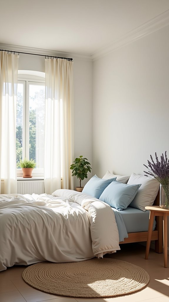 bright airy serene sanctuary