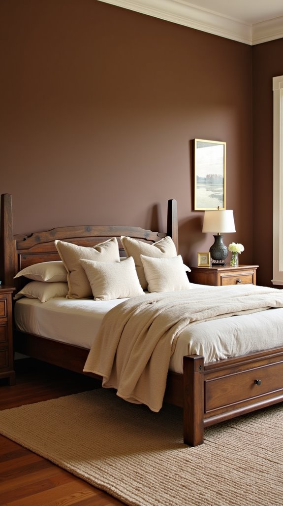 brown wall color options