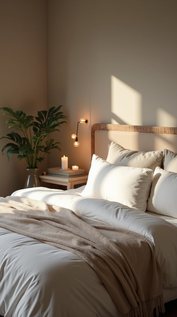 cozy ambiance with warm bulbs