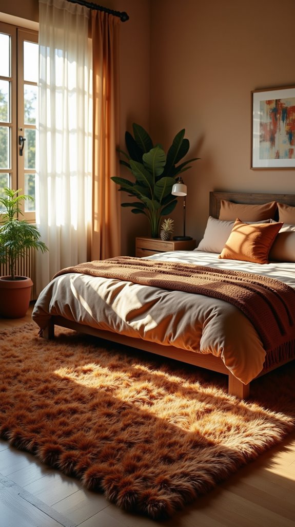 cozy brown rug benefits