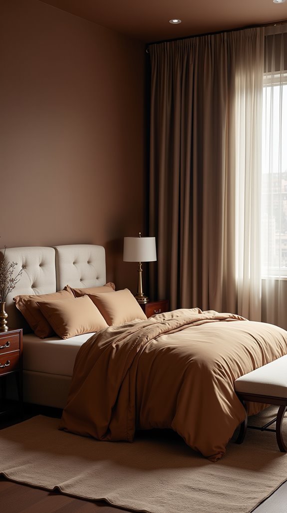 cozy brown tone layers