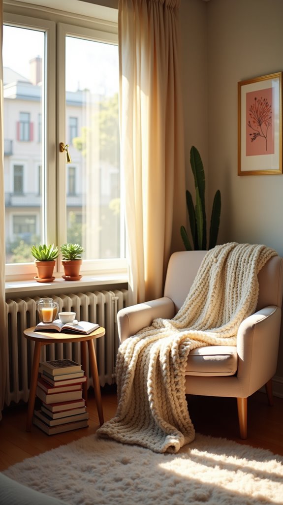 cozy corner reading retreat
