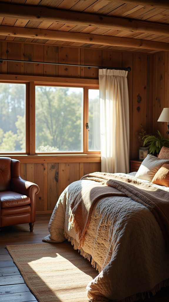 cozy layered bedding arrangement