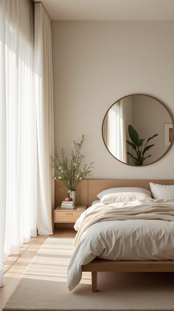 decorative mirrors enhance brightness