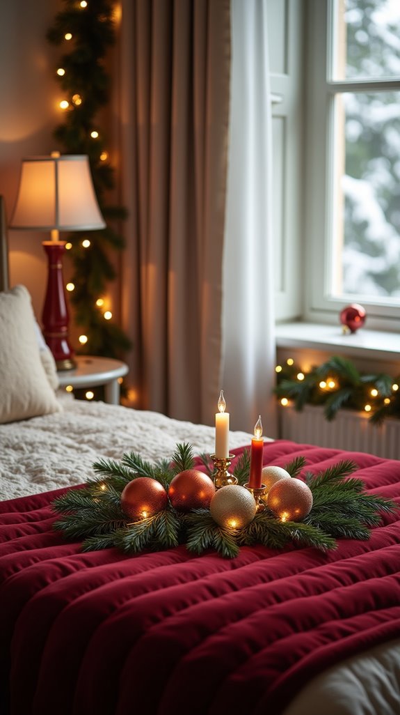elegant festive table display