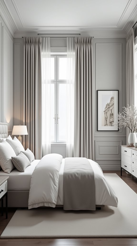 elegant layered drapery style