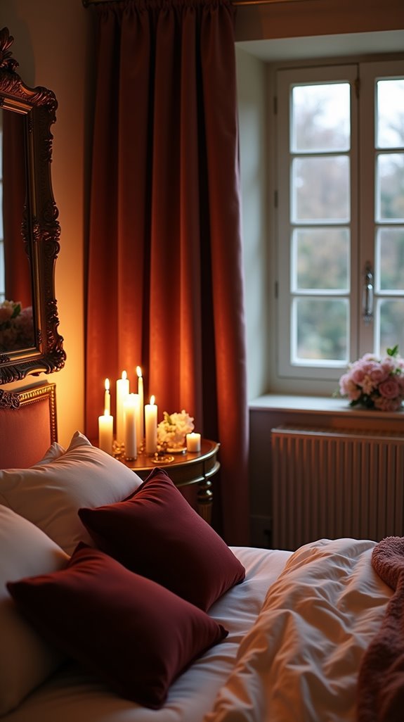 elegant mirrors enhance bedrooms