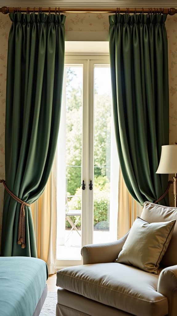 elegant window treatment selection