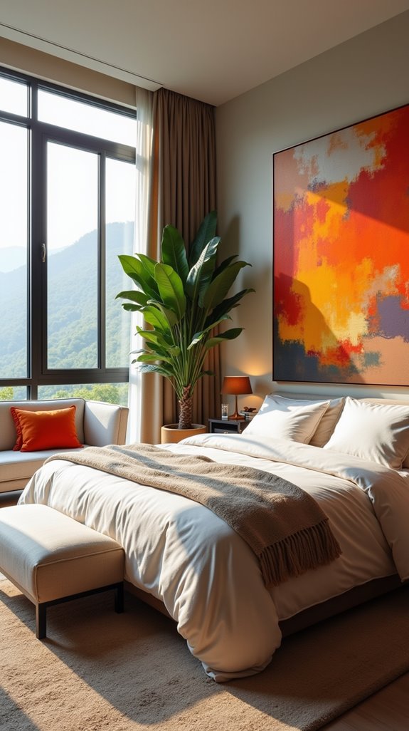elevate bedroom with art