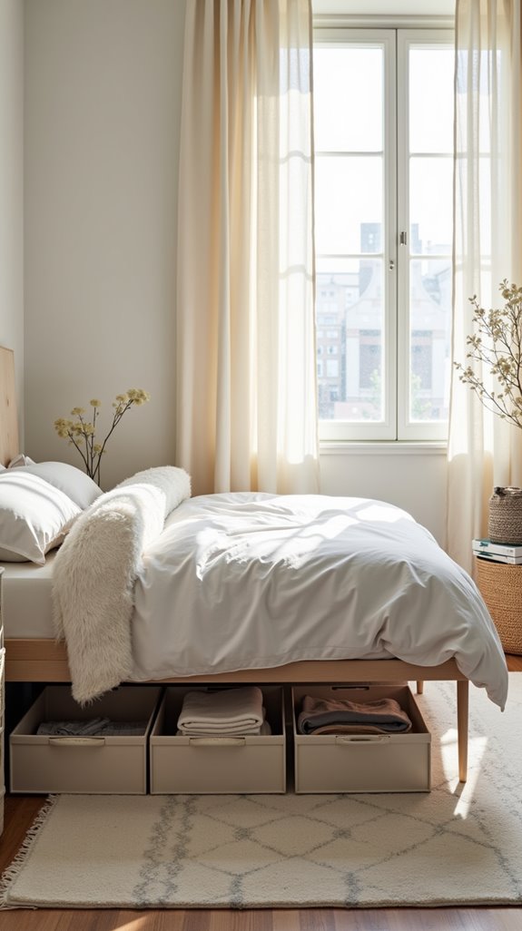 elevate mattress maximize storage