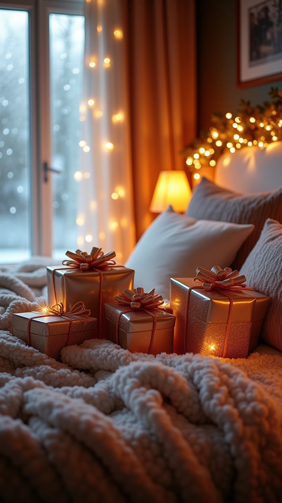 festive gift display ideas