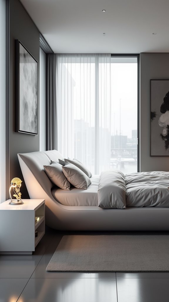 futuristic minimalistic furniture design