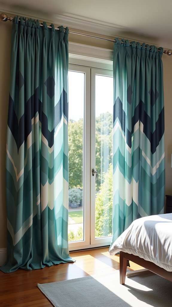 geometric patterns elevate bedrooms