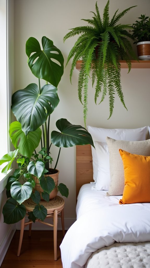 indoor plants enhance tranquility
