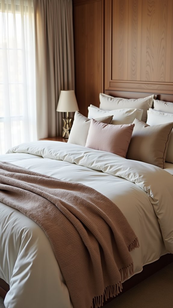 layered bedding for comfort
