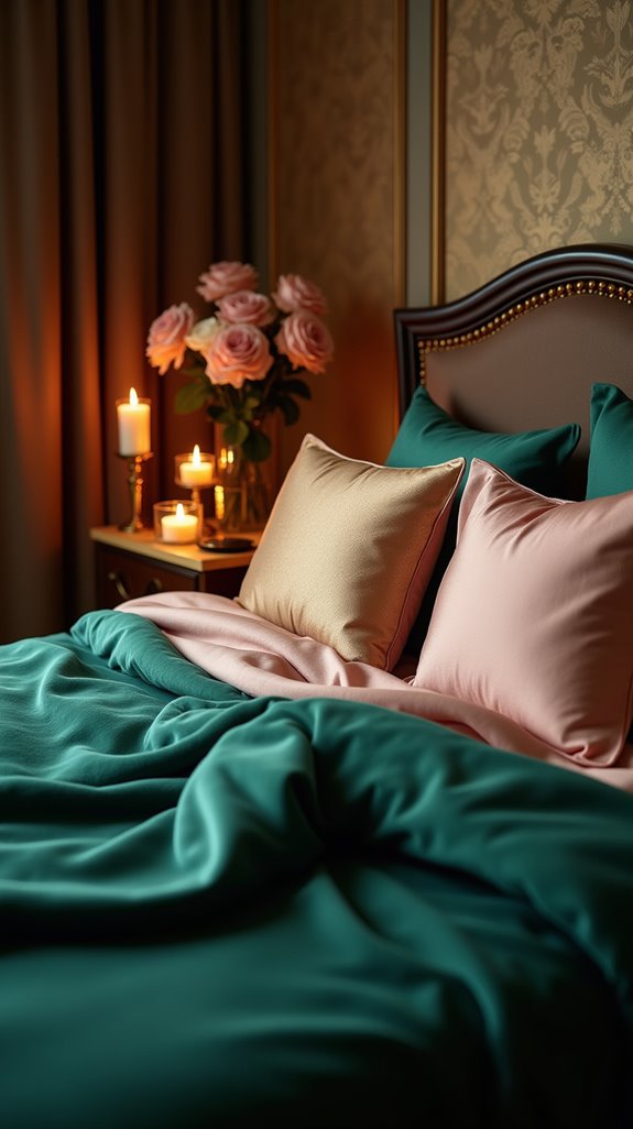 luxurious bedding enhances intimacy
