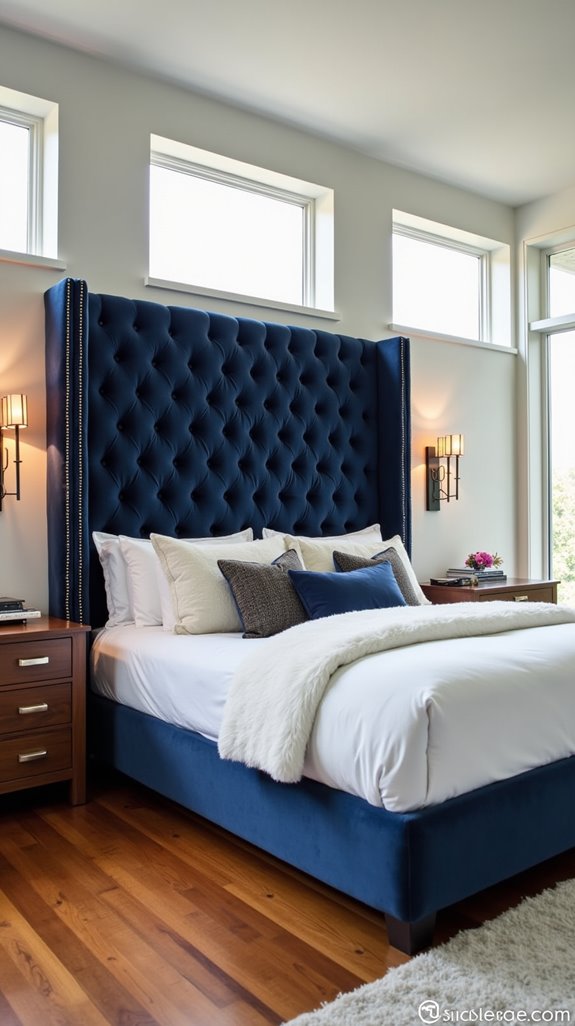 luxurious oversized headboard designs
