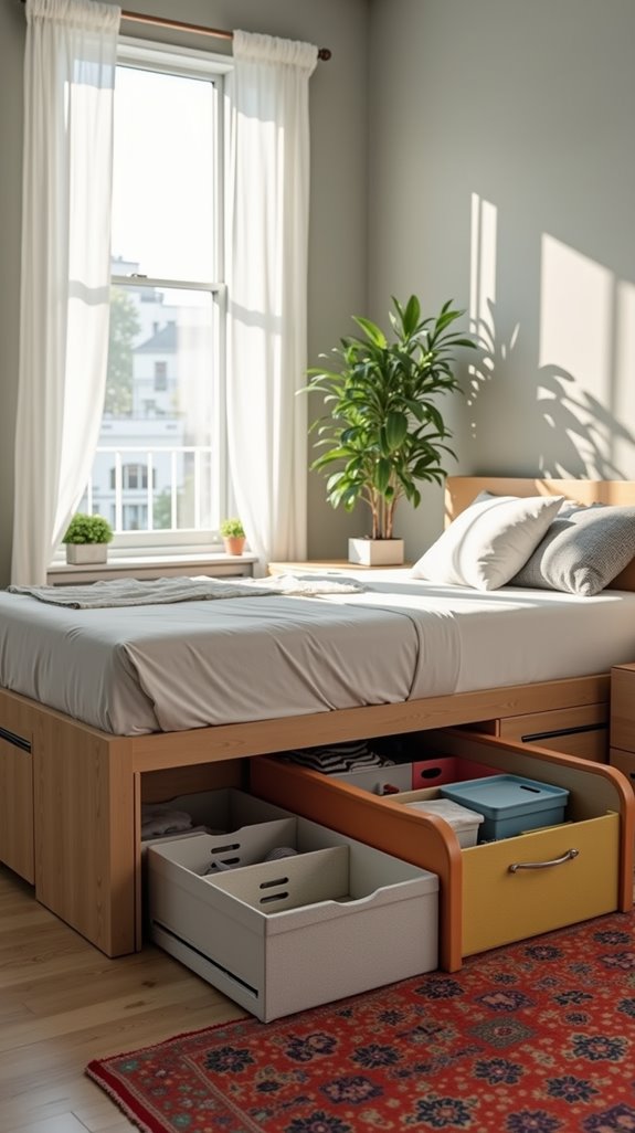 maximize under bed storage options